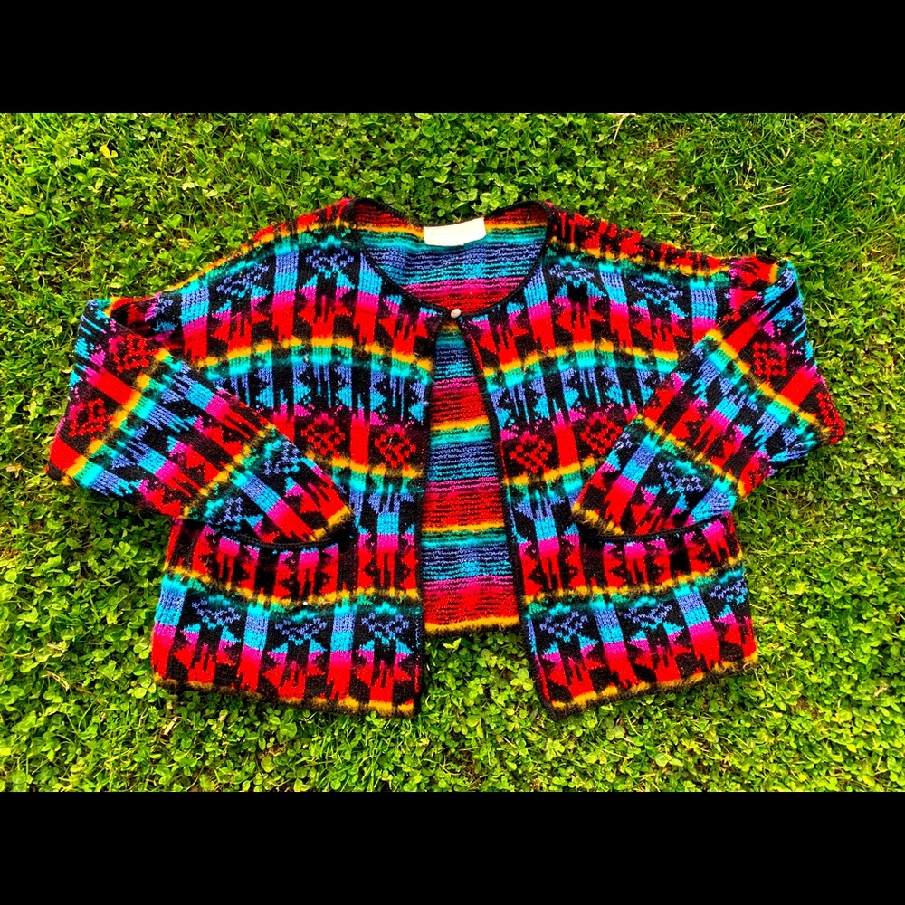 1980 Vintage French Rags Cardigan